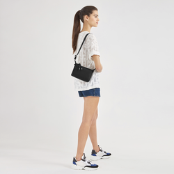 Le Pliage Energy Pouch , Black - Recycled canvas