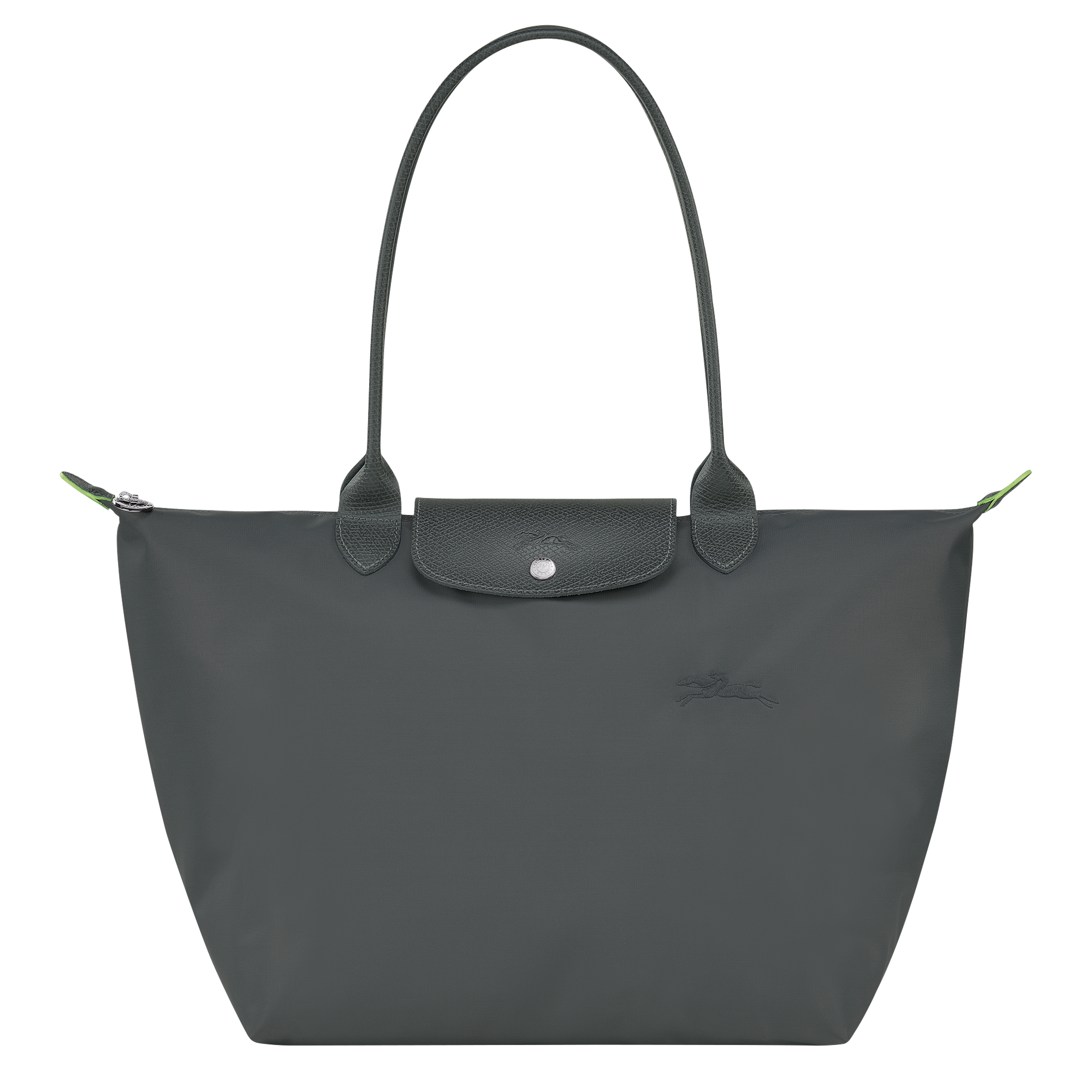 Le Pliage Green Bolso de hombro L, Grafito