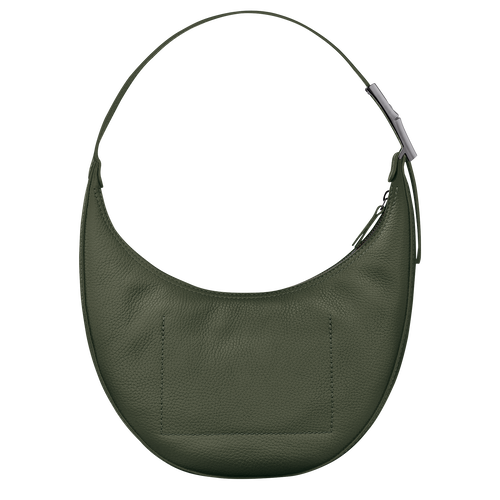 Le Roseau Essential M Hobo bag , Khaki - Leather - View 4 of  4