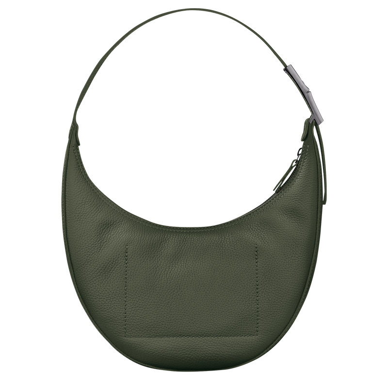 Le Roseau Essential M Hobo bag , Khaki - Leather  - View 4 of  4