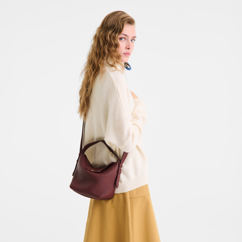 Beuteltasche S Le Cadence , Leder - Bordeaux  - Ansicht 7 von 7