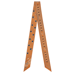 French Bandana Headband , Amber - Silk