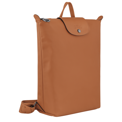 Le Pliage Xtra 後背包 M , 腰果色 - 皮革