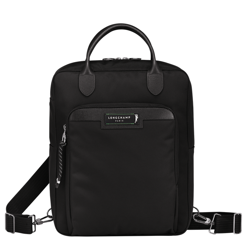 Rucksack M Le Pliage Energy , Recyceltes Canvas - Schwarz  - Ansicht 1 von 4