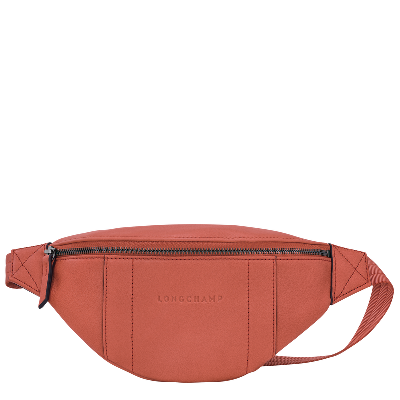 Longchamp 3D 腰包 S , 赭黃色 - 皮革  - 查看 1 4