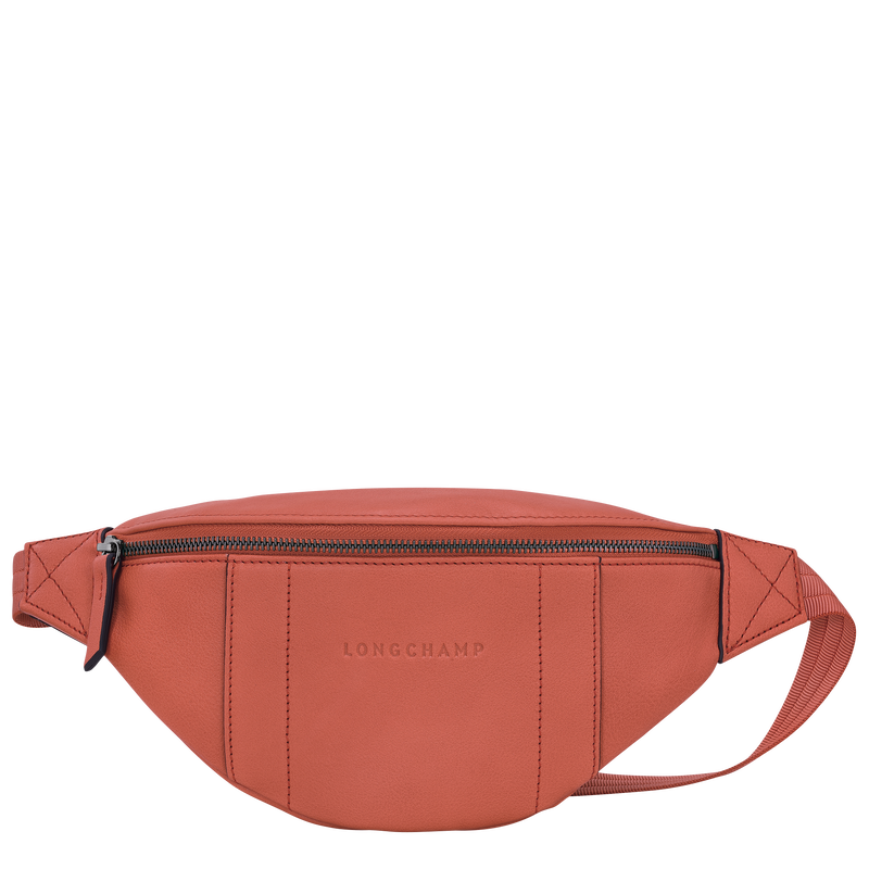 Longchamp 3D 腰包 S , 赭黃色 - 皮革  - 查看 1 4
