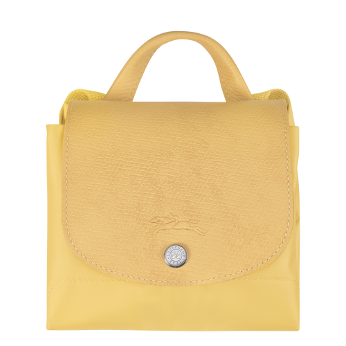 Rucksack M Le Pliage Green , Recyceltes Canvas - Weizengelb - Ansicht 5 von 5