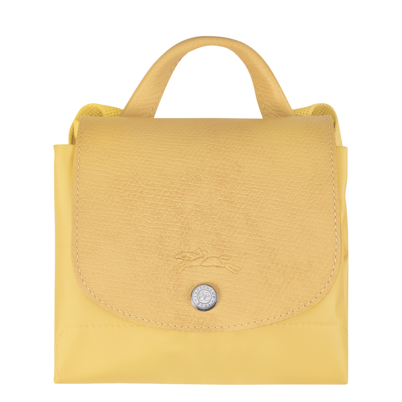 Le Pliage Green M Backpack , Wheat - Recycled canvas  - View 5 of 5