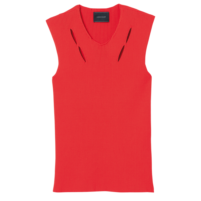 Spring/Summer 2023 Collection Knitted top, Orange