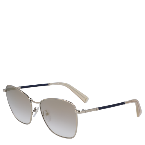 Lunettes Solaires, Doré/Bleu Vue 2 de Lunettes Solaires, Doré/Bleu, hi-res
