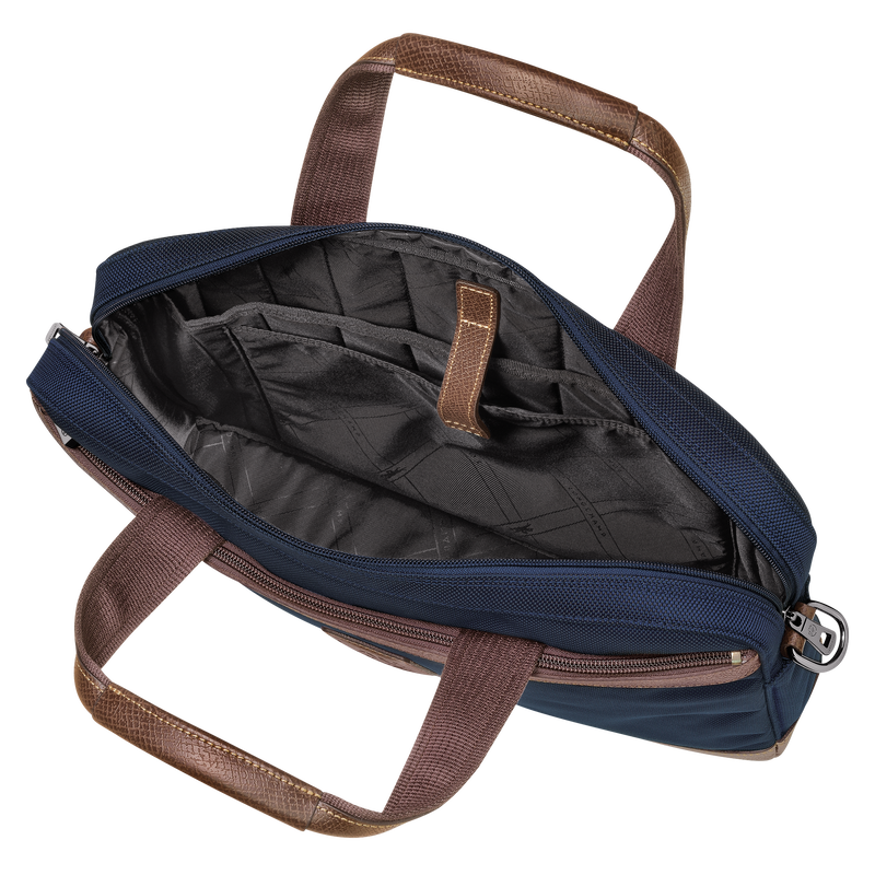 Boxford S Briefcase , Blue - Canvas  - View 5 of  5