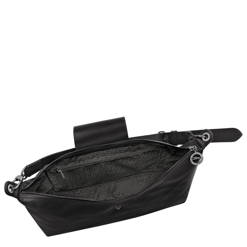 Mala hobo XL Le Pliage Xtra , Pele - Preto  - Vista 5 de  7