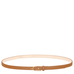 Le Foulonn&eacute; Ladies' belt , Pecan - Leather