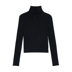 Top , Black - Jersey