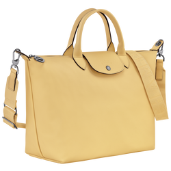 Le Pliage Xtra L Handbag , Wheat - Leather