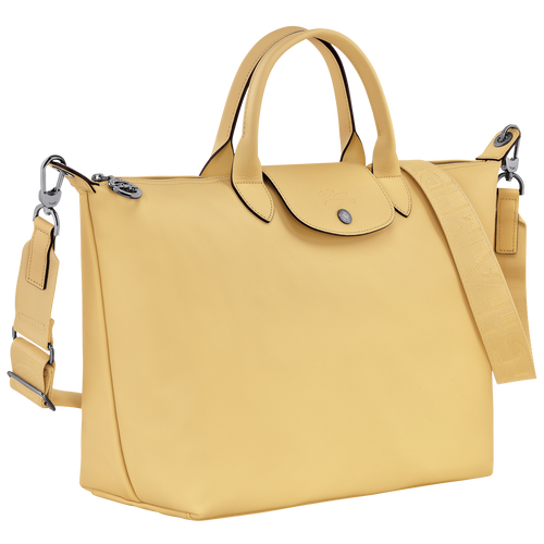 Le Pliage Xtra L Handbag , Wheat - Leather - View 2 of  5