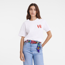 Longchamp x Robert Indiana Bandeau , Veelkleurig - Zijde