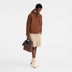 Le Pliage Energy Briefcase , Cocoa - Canvas