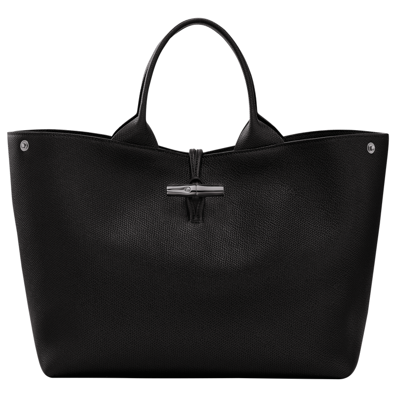 Le Roseau L Handbag , Black - Leather  - View 1 of  6