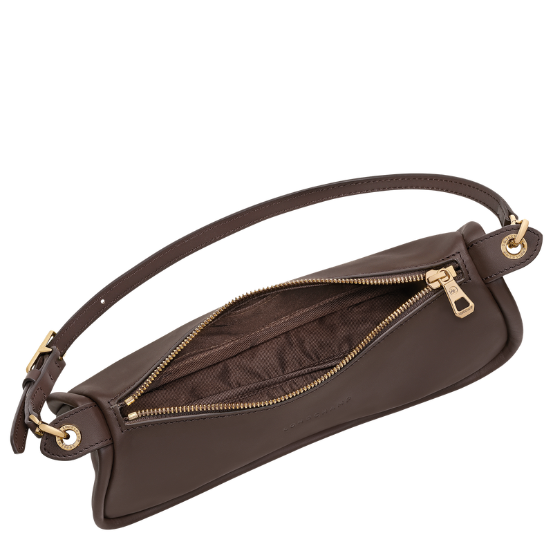 Looong Bolso de hombro M , Cuero - Moka  - Vista 5 de 7