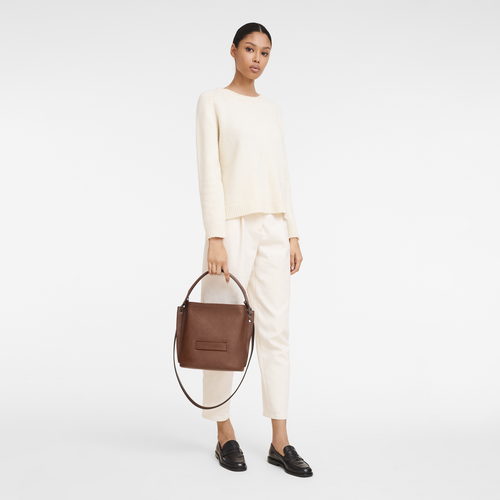 Longchamp 3D Crossbody bag S, Cognac
