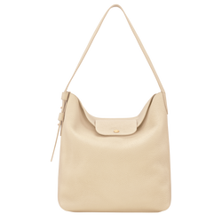Le Cadence L Shoulder bag , Vanilla - Leather
