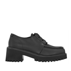 La Voyageuse Derby , Black - Leather