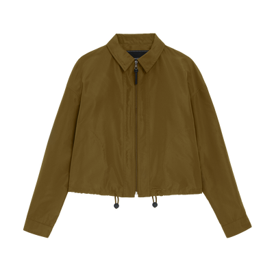 Jacket , Olive - Techno taffeta