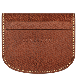 &Eacute;pure Card holder , Brown - Leather