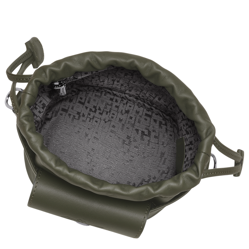 Borsa a secchiello XS Le Pliage Xtra , Pelle - Abete  - View 5 of  6