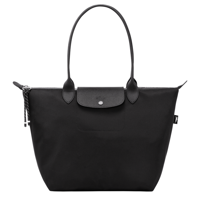 Le Pliage Energy L Tote bag , Black - Recycled canvas  - View 1 of  6