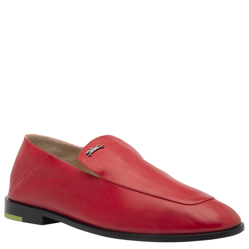 Mocassino Au Sultan , Pelle - Carminio  - View 3 of  5