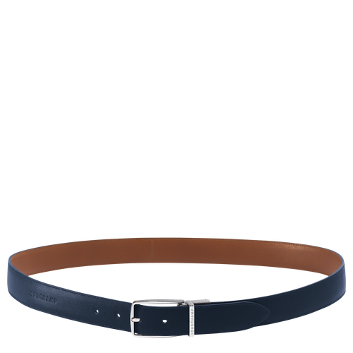 Men's belt, Navy/Cognac - View 1 of 1 Men's belt, Navy/Cognac, hi-res - View 1 of 1