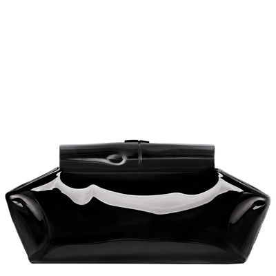 Pochette S Le Roseau , Cuir - Noir