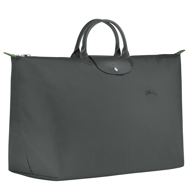 Sac de voyage M Le Pliage Green , Toile recyclée - Graphite  - Vue 3 de 7