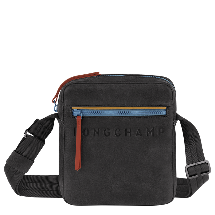 Longchamp 3D Crossbody bag S, Gun metal
