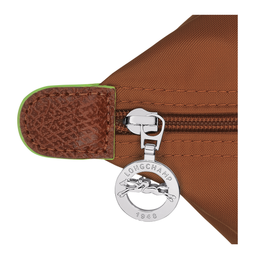 Le Pliage Green M Handbag , Cognac - Recycled canvas - View 5 of  6