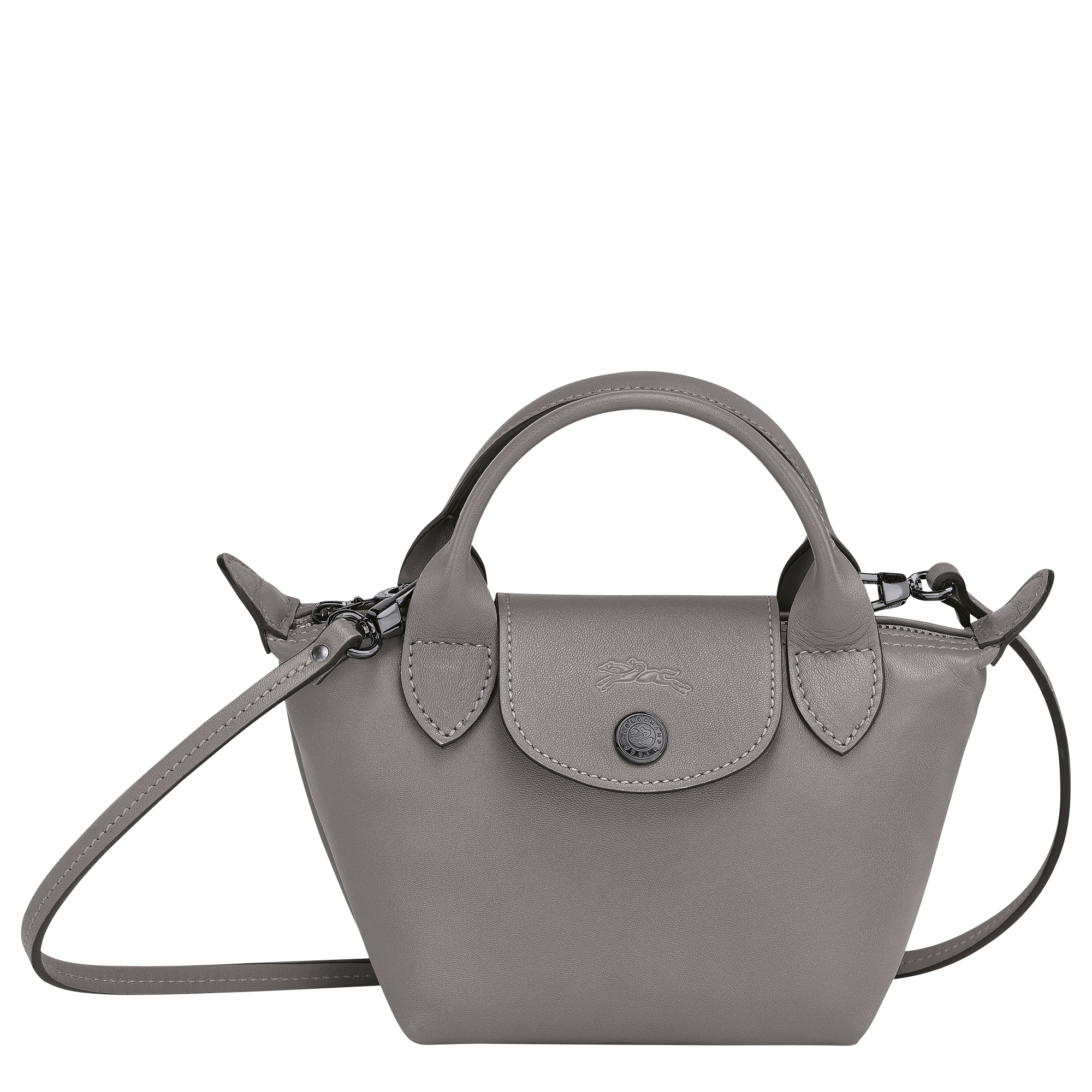 longchamp le pliage cuir mini TGS A.A