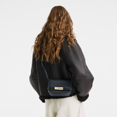 Sac bandouli&egrave;re S Le Smart , Cuir - Noir