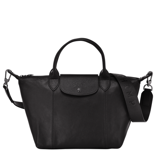 Top handle bag S Le Pliage Cuir Black (L1512757001) | Longchamp EN