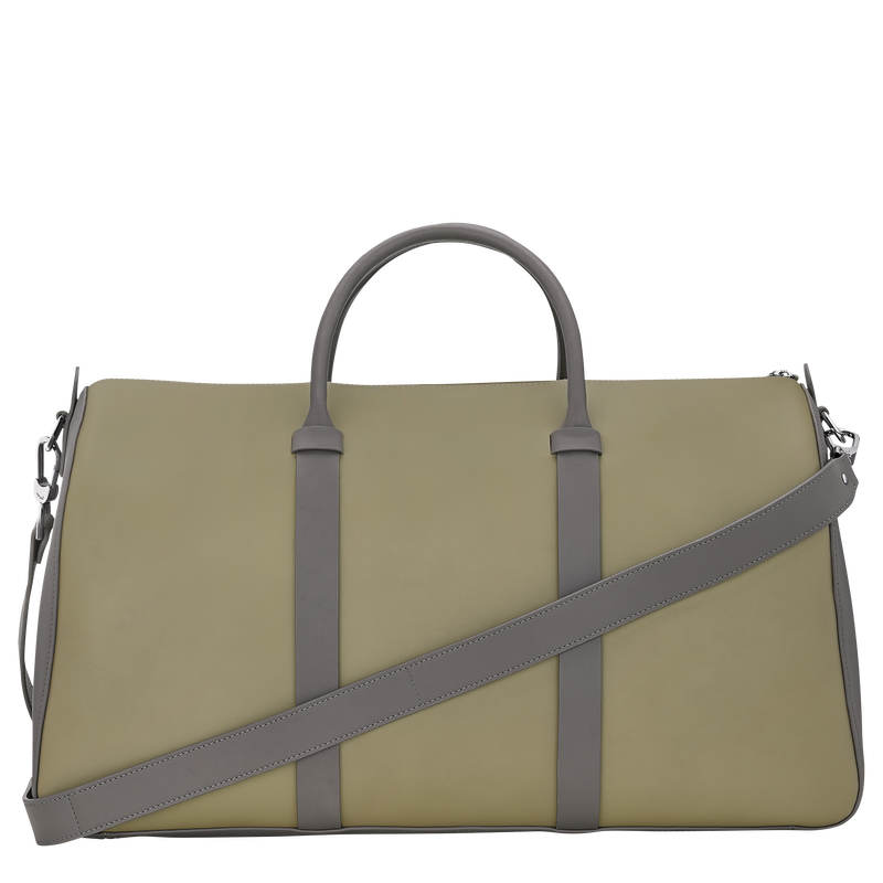 Caroline H&eacute;lain x Longchamp XL Travel bag , Mineral - Leather  - View 3 of 3