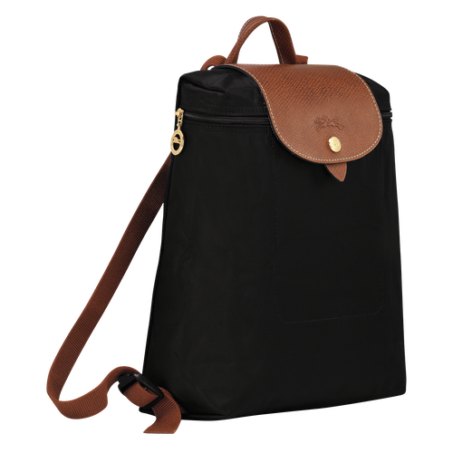 Le Pliage Original M Backpack , Black - Recycled canvas - View 3 of  6