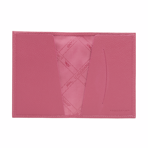 Passport cover Le Foulonné Pink/Silver (L3416021018) | Longchamp US