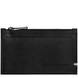 Longchamp sur Seine Coin purse , Black - Leather