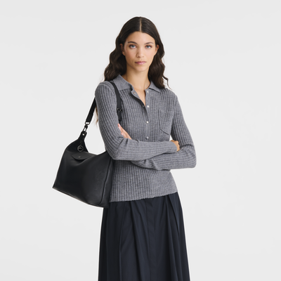 Le Pliage Xtra Hobo bag M, Black