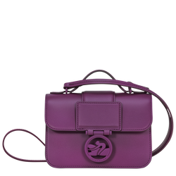 Sac bandoulière XS Box-Trot , Cuir - Violette