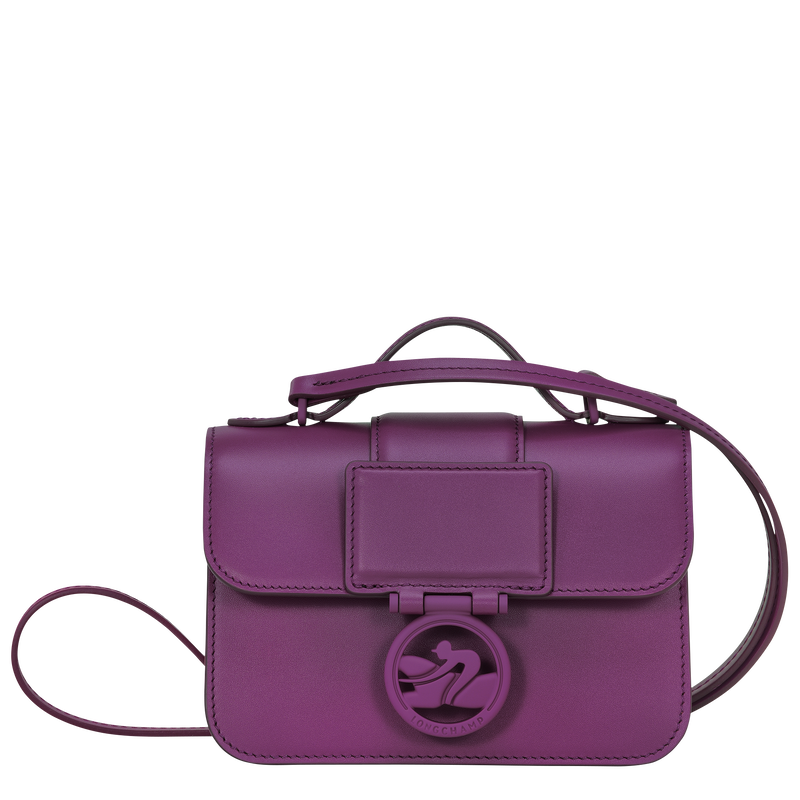 Box-Trot XS Crossbody bag , Violet - Leather  - View 1 of  4