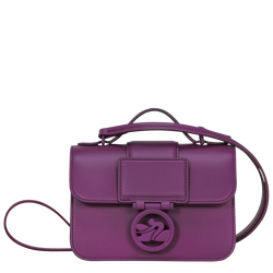 Box-Trot XS Crossbody bag , Violet - Leather