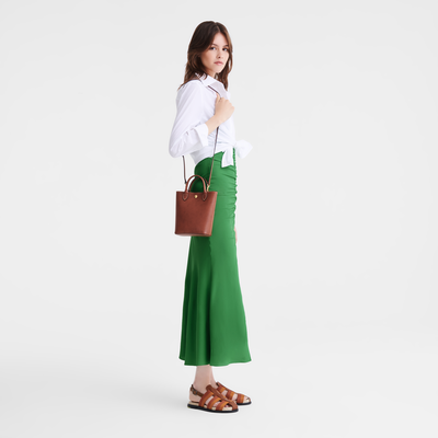Sac cabas XS Épure , Cuir - Brun