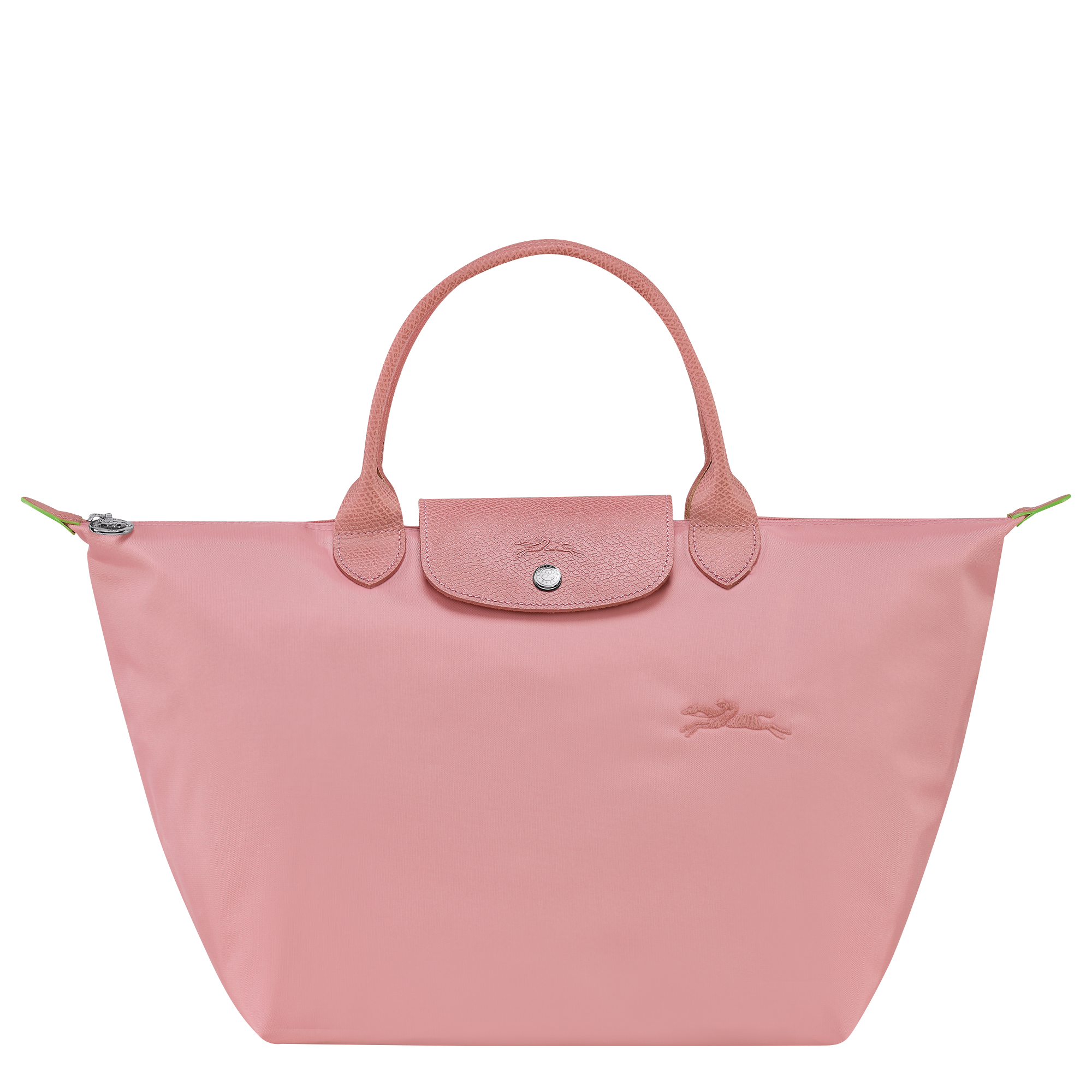Le Pliage Green Handbag M, Petal Pink